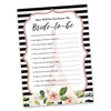 Inkdotpot 50-Pack Floral Eiffel Tower Who Know The Bride Best