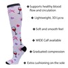 Cherokee Printsupport Women 12 mmHg Support Socks, Plus, Caring Essentials