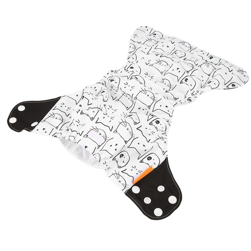 4pcs/set Baby Cloth Diaper Cover Washable Reusable Newborn Nappy Cover