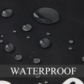 Merrycolor Pack of 2 Black and White Outdoor Waterproof Pillow Covers Welcome Outdoor Throw Pillow Covers Outdoor Pillows Covers for Patio Furniture Tent Balcony Couch Sofa （Welcome 20x20 Inch