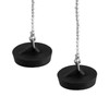 Tabanzhe Bath Sink Plug with Chain-2PCS Universal Bathroom Sink Plug