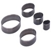 5PCS Leather Die Cutter Egg Shape Oval 20‑60mm Punching Die