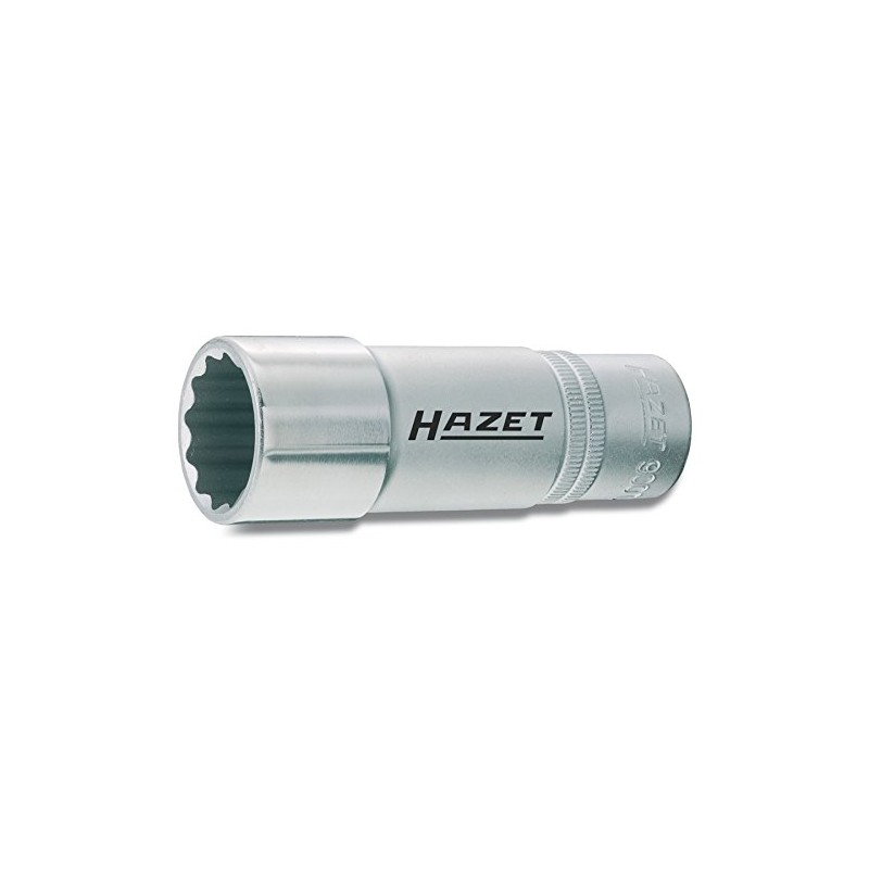 HAZET 900TZ-27 85 mm 12-Point Traction Profile Socket - Chrome-Plated/Polished
