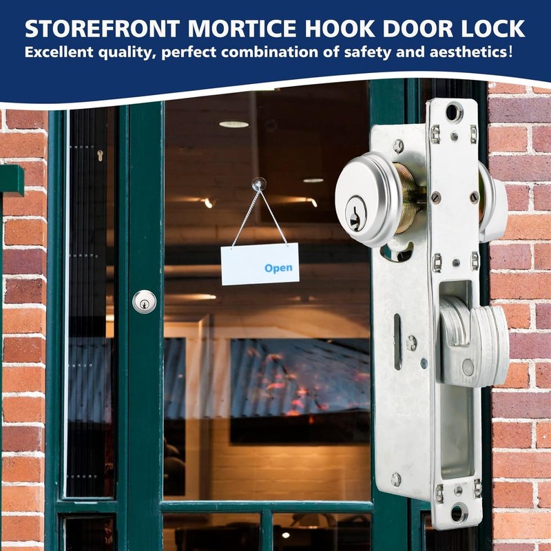 Storefront Door Mortise Lock Swing Deadbolt,Commercial Door Lock Double Cylinder