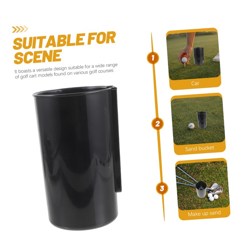 Abaodam Golf Sand Bottle with Elegant Base Sand Holder for