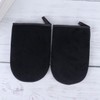 SEWACC 2 Piezas Guantes Aplicadores de Autobronceador Negro Esponja para