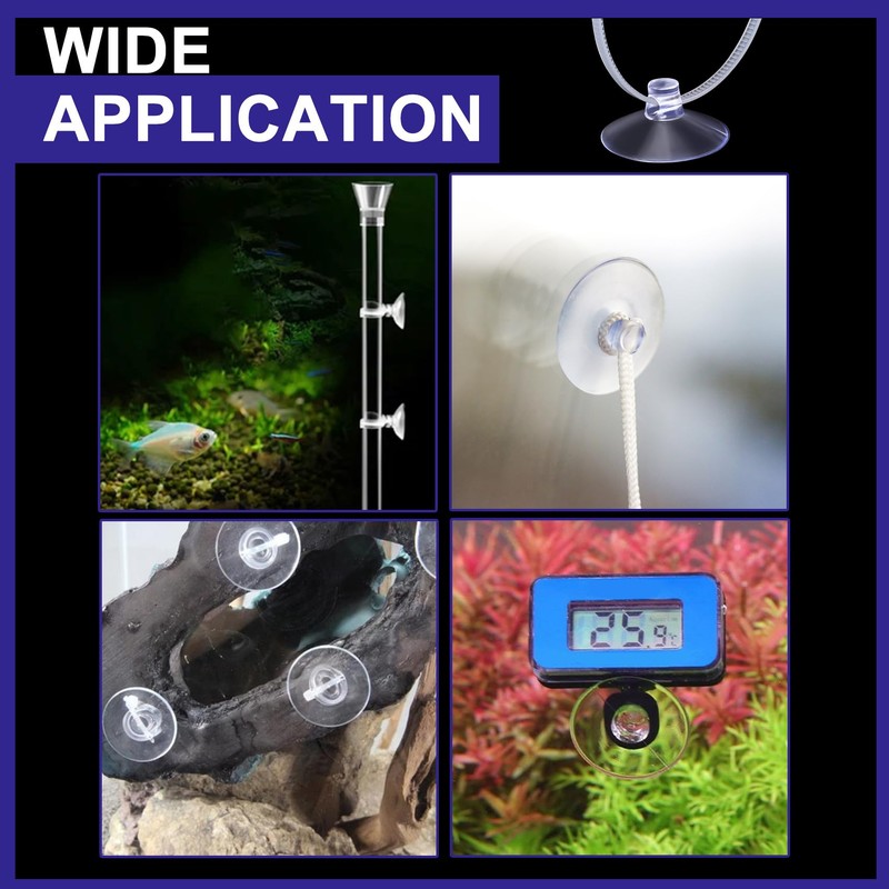 OIIKI 15 PCS 25 mm Strong Suction Cups with 30