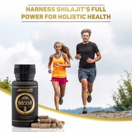 100% Pure HIMALAYAN Shilajit Exp.2027 Organic 90 Caps. Vegetarian 100% Pure Natural