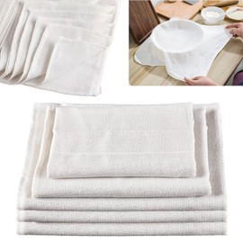 zrfgbxim 5 Pcs Cheese Cloths for Straining & Baking, 20x20 Inch Muslin Cloths for Cooking, 100% Unbleached Pure Cotton Cheesecloth for Straining, Muslin Cloths for Straining