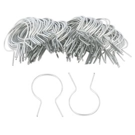 EZ Twist 2" (1 7/8" OD) x 9 Gauge Preformed Galvanized Steel Fence Ties - (100 Pack)