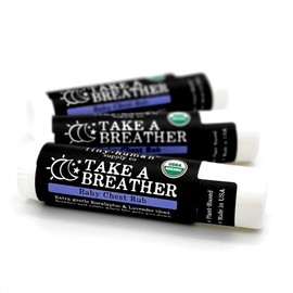Tiny Human Supply Co Organic Take A Breather Baby Chest Rub Stick 3pk, 100% Natural, Soothing Lavender & Eucalyptus, Petroleum Free, Cruelty Free