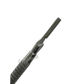 Premium Design Scalpel Handle #3 Straight, Fits Blades No. 10, 10R, 11, 12, 13, 14, 15, Lightweight and Durable Dermaplane Handle