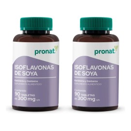 Kit 2 Piezas Isoflavona De Soya (90 Tabs) - Pronat Sabor Sin sabor