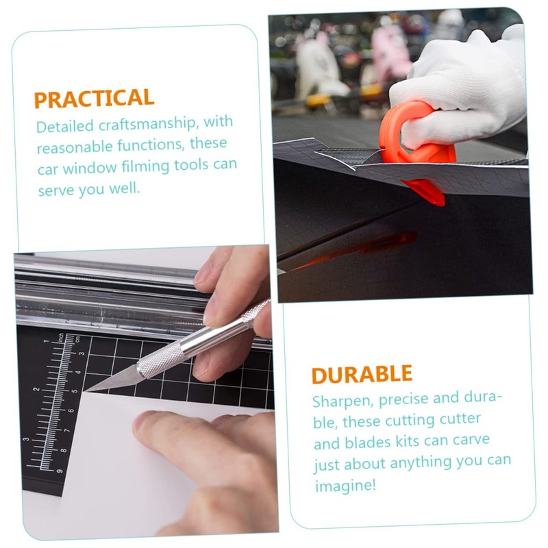 Ciieeo 1Set Car Vinyl Wrap Tool Kit Window Tint Installation