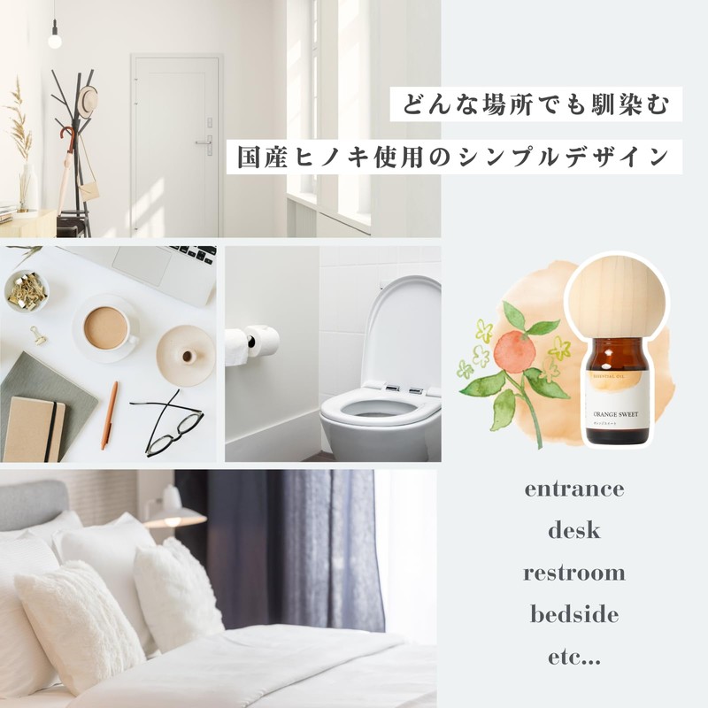 Tree of Life Hinoki Aroma Cap Set Round x Sweet