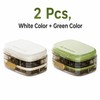 2 Pcs Portable Pill Organizer With Extended Organizer for Travel