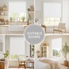 ChrisDowa Cordless Blackout Roller Shades for Windows, Striped Free-Stop Window