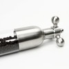 (Silver,1PCS) Salt, Pepper Modern Manual Grinder Set with Solid Handle