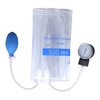 500ml Pressure Infuser Bag with Gauge and Pump Transparent Hospital