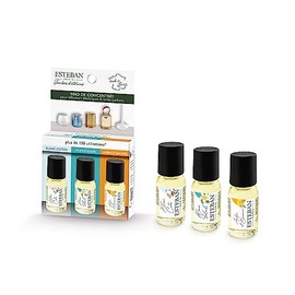 Esteban White Cotton Concentrate Trio Monoi Sun and Amber and Balm 3 x 15 ml