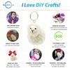 Glaciart One Felted Sheep Keychain | For House & Car