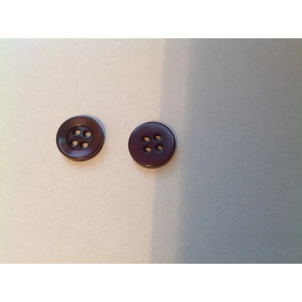 J's button Hole NEW 25 PC BAG DARK BROWN PEARL