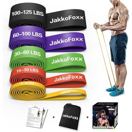 Resistance Bands,Pull Up Bands,Stretching Assist Bands Set for Men & WomenPortable Exercise, Muscle Training,Physical Therapy,Exercise Workout Bands for Working Out - Color: 5-100 Lbs