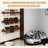 Dojomadf 3 Pcs Wall Mounted Shoe Rack, 30 Inch Wall
