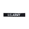Black Name Tape, Sew on, Custom Uniform Military Name Tape