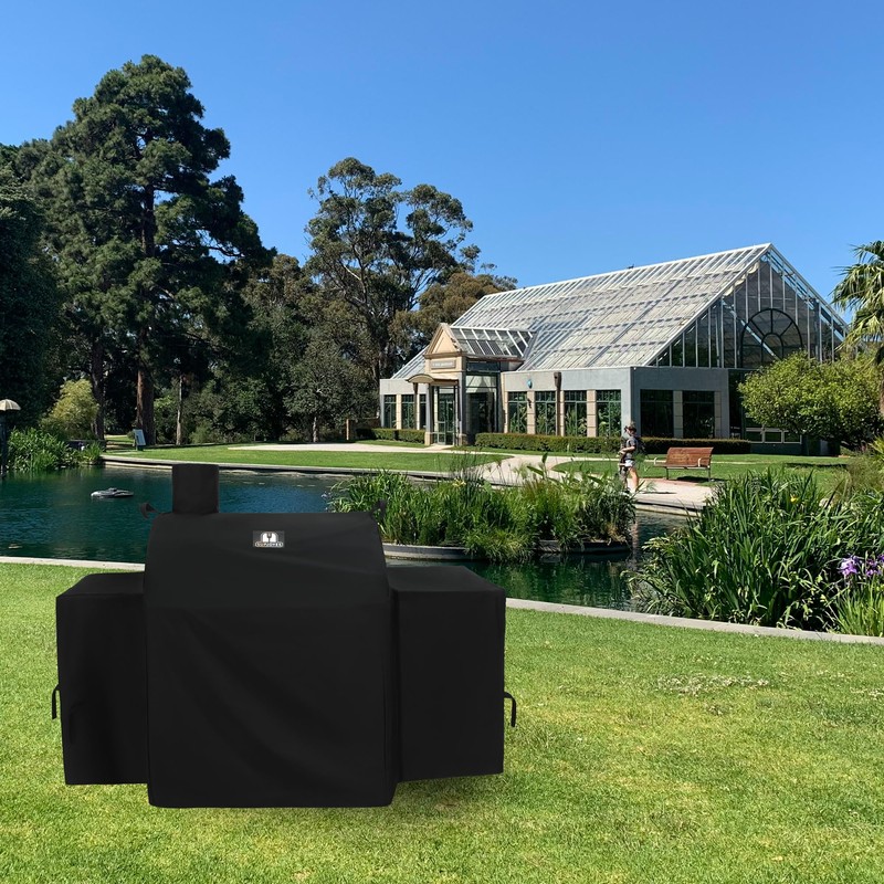 SUPJOYES Grill Cover for Char-Griller Smokin' Champ Grill, 600D Heavy