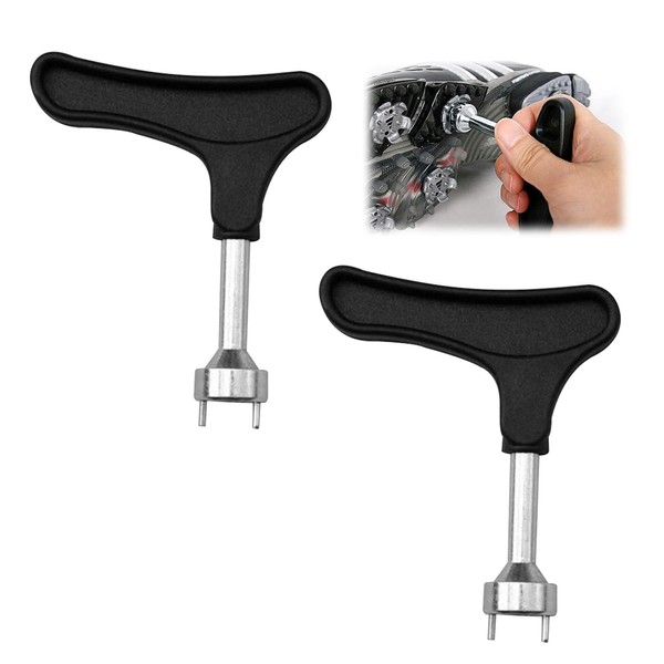 Kasoud Golf Spike Tool, 2PCS Golf Spike Shoe Tool, Golf