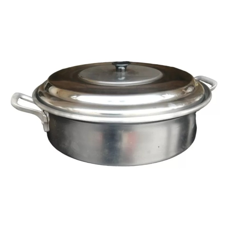 Alumexsan Arrocera Baja De Aluminio De 5 Litros, 28cm De