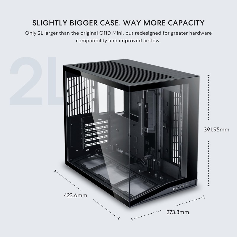 LIAN LI O11D MINI V2 | Compact ATX Mid-Tower Airflow