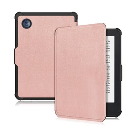 Yiernuo Soft TPU Case Compatible with Tolino Shine Color/Shine 5 (2024)/Shine 4 (2022) & Kobo Clara Colour/Clara BW (2024)/Clara 2E (2022) eReader, Ultra Thin Protective Case with Auto Sleep/Wake,