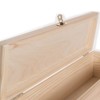 Oblong Wooden Box with Lid | 33 x 10 x