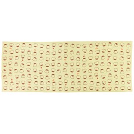 Chusen-Dyed Hand Towel, Handkerchief, 14.6 x 38.6 inches (37 × 98 cm)