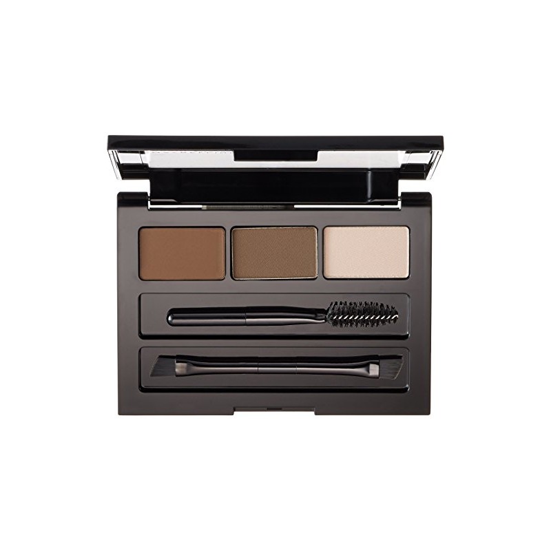 Maybelline New York Brow Drama Pro Eyebrow Palette, Deep Brown,