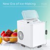 NEWBULIG Portable Countertop Ice Machine,Self-C - White