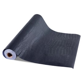 Uimoso Peel and Stick Wallpaper 15.7x393.7 in Black Cracked Design, Waterproof