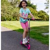 Ozbozz Nebulus Adjustable Scooter: Pink & Black - Kids Two