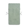 Jollein Footmuff Basic Knit Forest Green - For Baby Car
