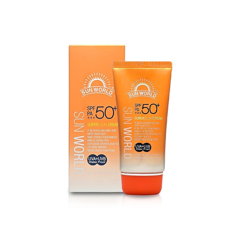 Sun World Super Sun Cream SPF50+ 80ml / 썬 월드