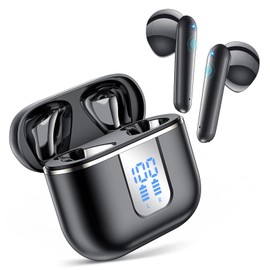 Mosyxe Wireless Earbuds with Language Translation Earbuds Real Time for 144 Languages Bluetooth 5.3 Bass Stereo Sound 42H Play Time and IPX7 for Travel Business (Black)