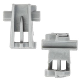 MEG64438801 Dishwasher Rack Fixing Clip Compatible with LG Dishwasher Replacement MEG64438801 AP6237065 4512016 PS12081829 (2 Pack)
