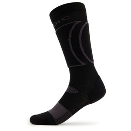 Stoic Merino Ski Socks Tech Light Merino Knee Socks with Padded Heel Toe Tips, Black / Monsoon