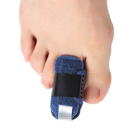 TEXSENDA Aluminum Hammer Toe Straightener – Broken Toe Wraps & Toe Splints – Hammer Toe Corrector for Women & Men – Hammertoe Cushion & Toe Protectors for Crooked, Curled, Bent Toes