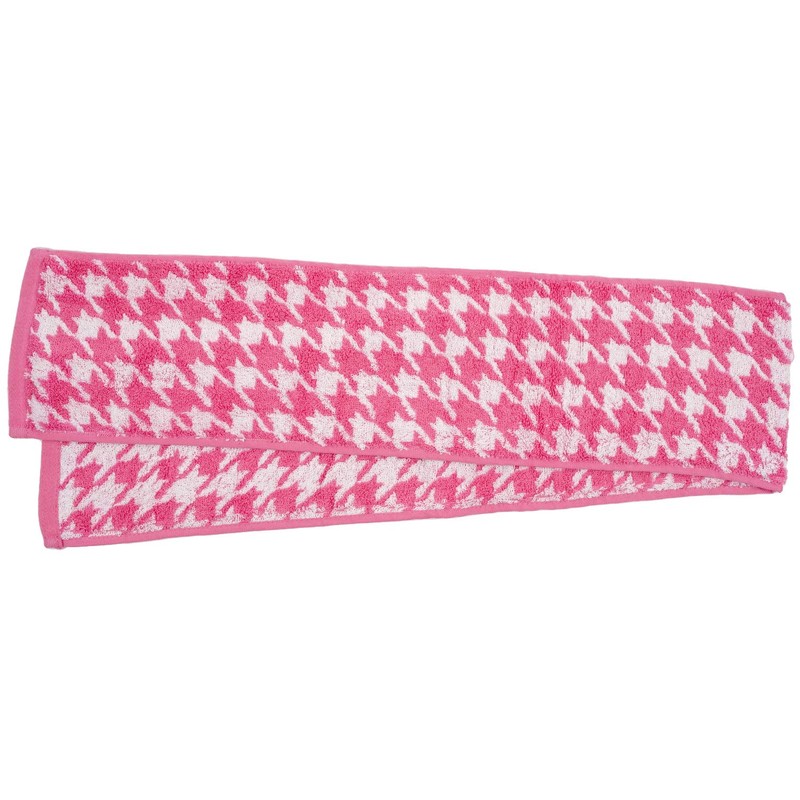 Yagiharu Scarf Towel, Pink, Width 5.9 inches (15 cm) x