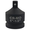 LDEXIN 1" Female to 1/2" Male Impact Socket Adapter, Black
