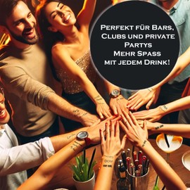 Nightglow Bartender Stamp Set Cocktail Bar Decoration Cocktail Accessories 20 Unique Stamp Bar Accessories Events & Celebrations Perfect for Decoration and Theme Parties Bar Decoration