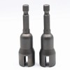 2PCS Power Wing Nut Driver, 1/4 Inch Hex Shank Slot